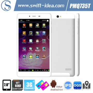 7 Inch IPS Ogs Mtk8382 Quad Core 1GB+8GB Dual Camera Pad Tablet (PMQ735T)